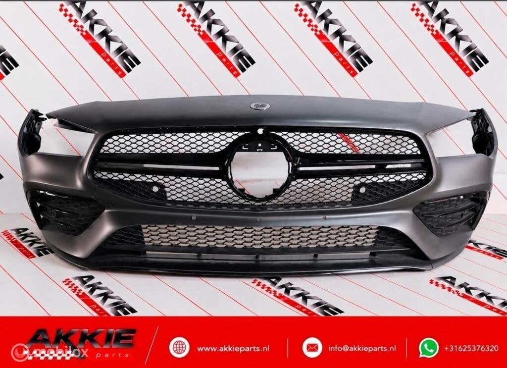 Mercedes CLA amg bumper voor W118 C118 ('19->) A1188808700, Gebruikt, Voor, Mercedes-Benz, Ophalen of Verzenden