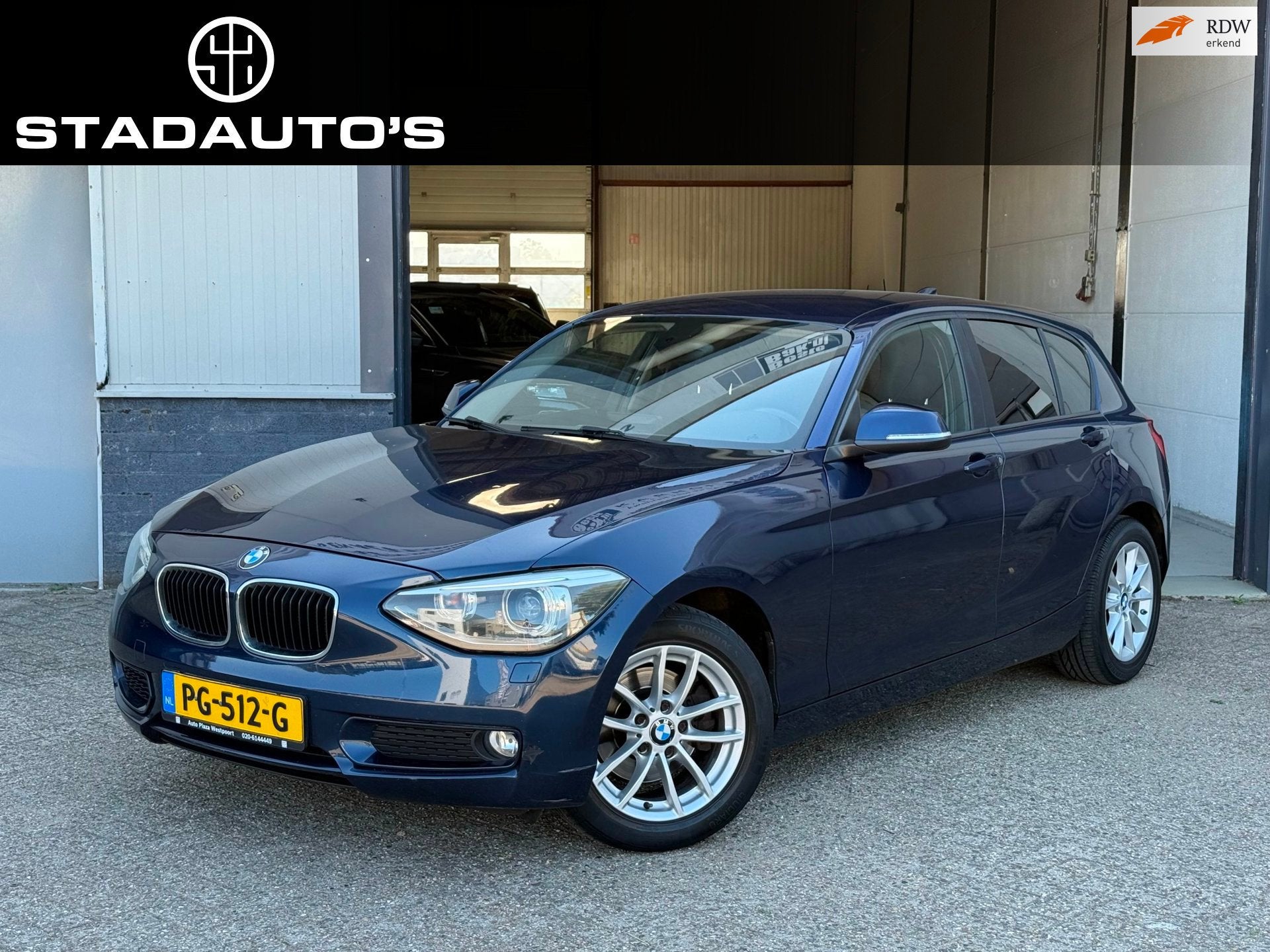 BMW 1-serie 120d Executive 5DRS Navigatie|Trekhaak|Export!, Auto's, 1-Serie, 4 cilinders, Blauw, Xenon verlichting