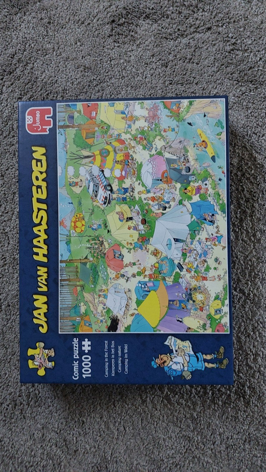 Jan van Haasteren Puzzels 1000 stukjes (set van 8), Ophalen of Verzenden, Meer dan 50 stukjes, Zo goed als nieuw, 6 jaar of ouder