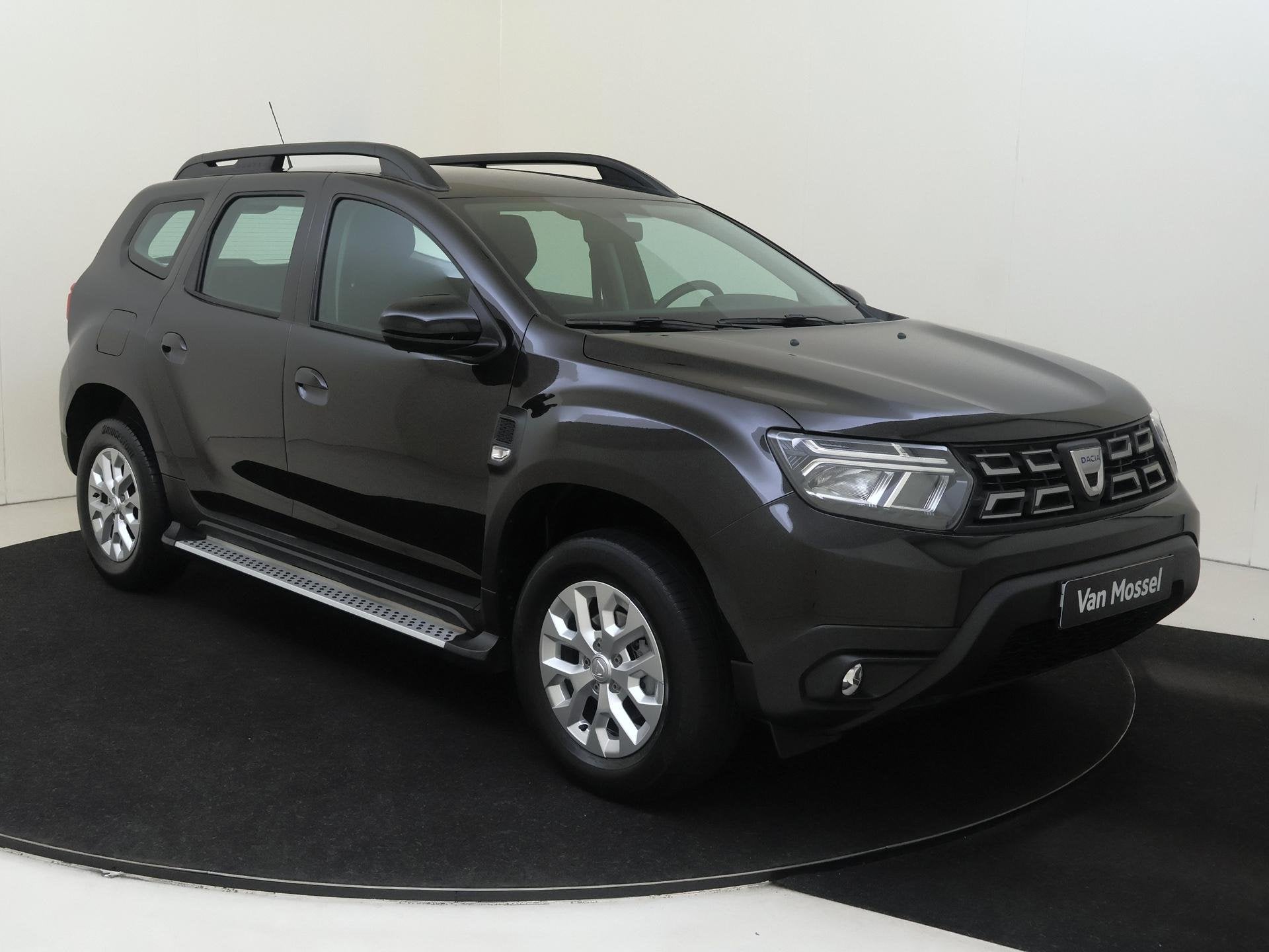 Dacia Duster 1.0 TCe Bi-Fuel Expression 100PK | Navigatie |, Auto's, 1272 kg, Gebruikt, Euro 6, Zwart