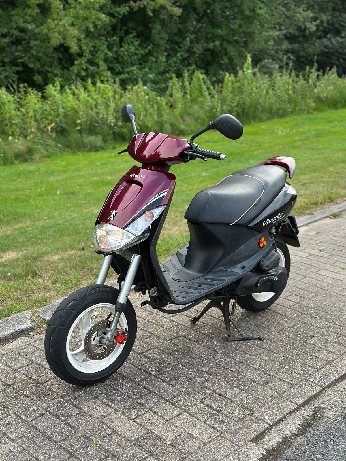 Peugeot Vivacity Sportline 50cc te koop., Ophalen, Tweetakt, Zo goed als nieuw, 50 cc