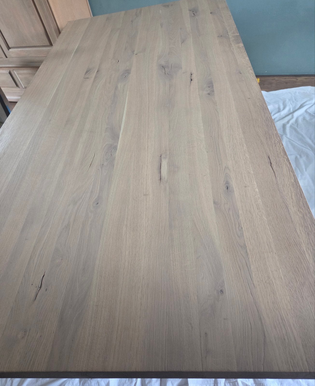 Prachtige eiken eettafel - 200x100 cm - Zeer goede staat, 100 tot 150 cm, Eikenhout, Ophalen of Verzenden, Zo goed als nieuw