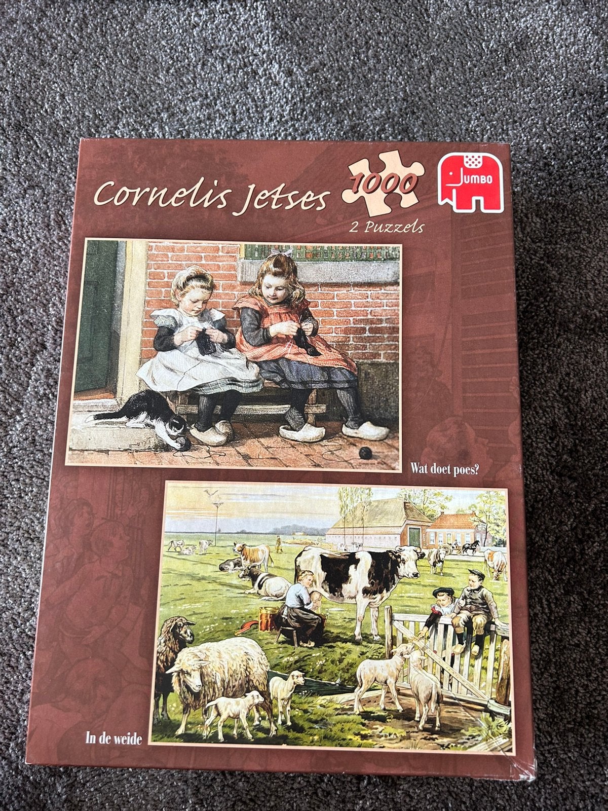 Jumbo puzzel, Ophalen of Verzenden, 500 t/m 1500 stukjes, Zo goed als nieuw, Legpuzzel