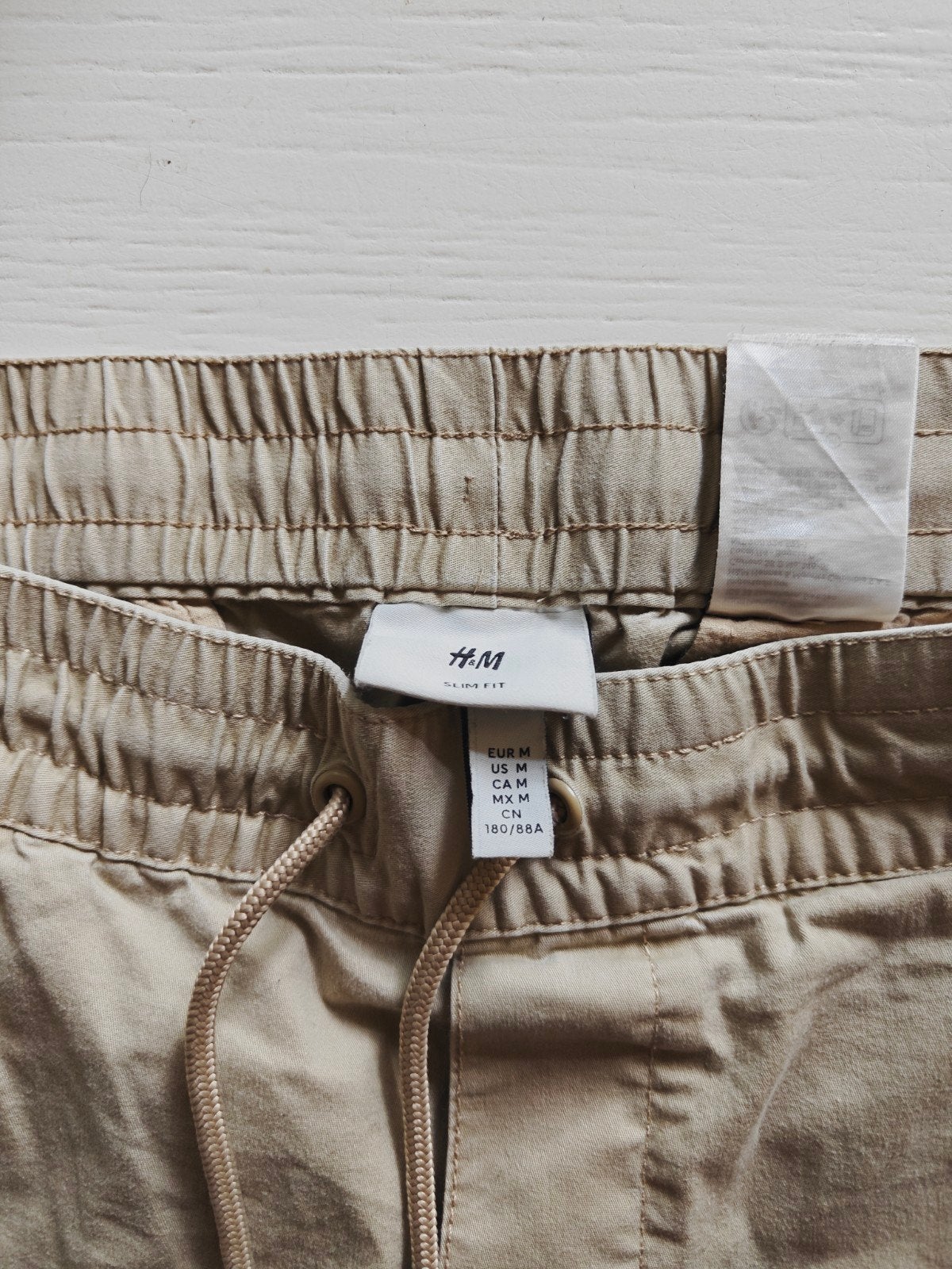 Cargo broek h&m mt m, Ophalen, Zo goed als nieuw, Beige