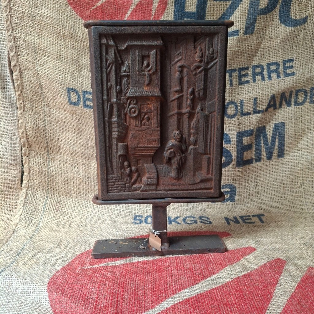 Zwaar ijzeren schild Stad - IJzerwerk, Ophalen of Verzenden