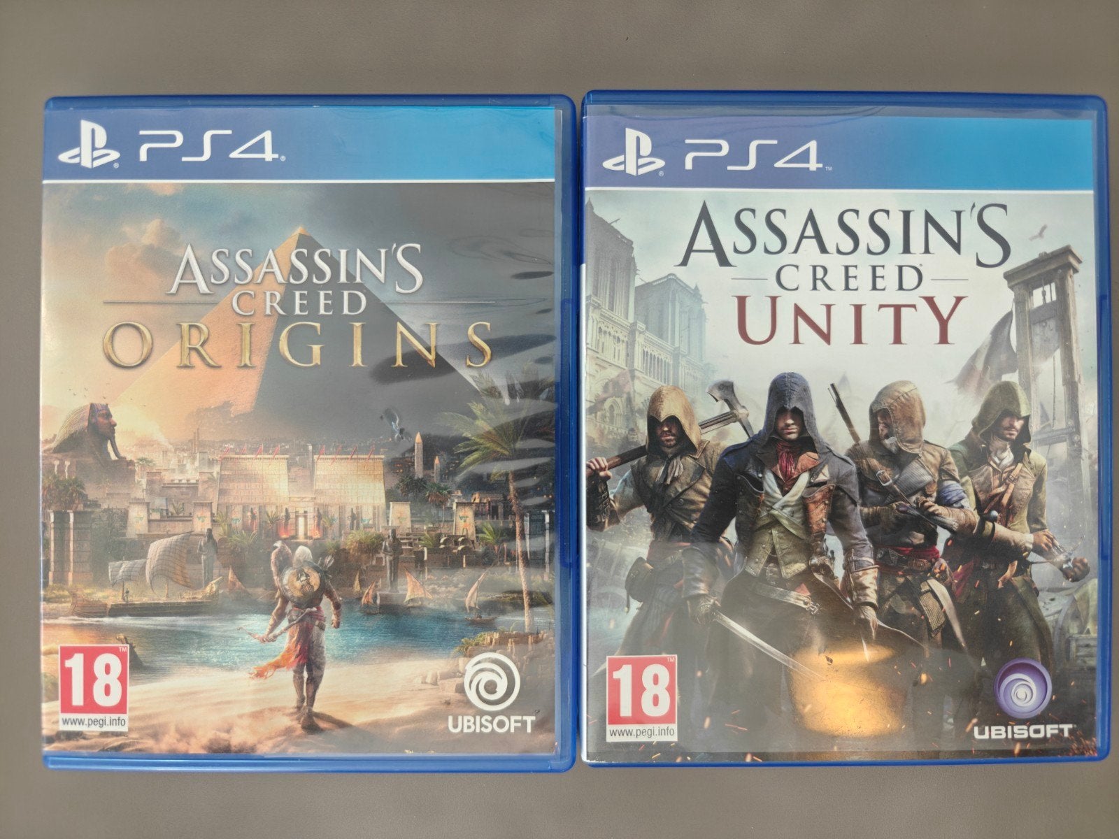 Assassin's Creed Unity & Origins PS4, Spelcomputers en Games, Avontuur en Actie, Vanaf 18 jaar, 1 speler, Ophalen of Verzenden