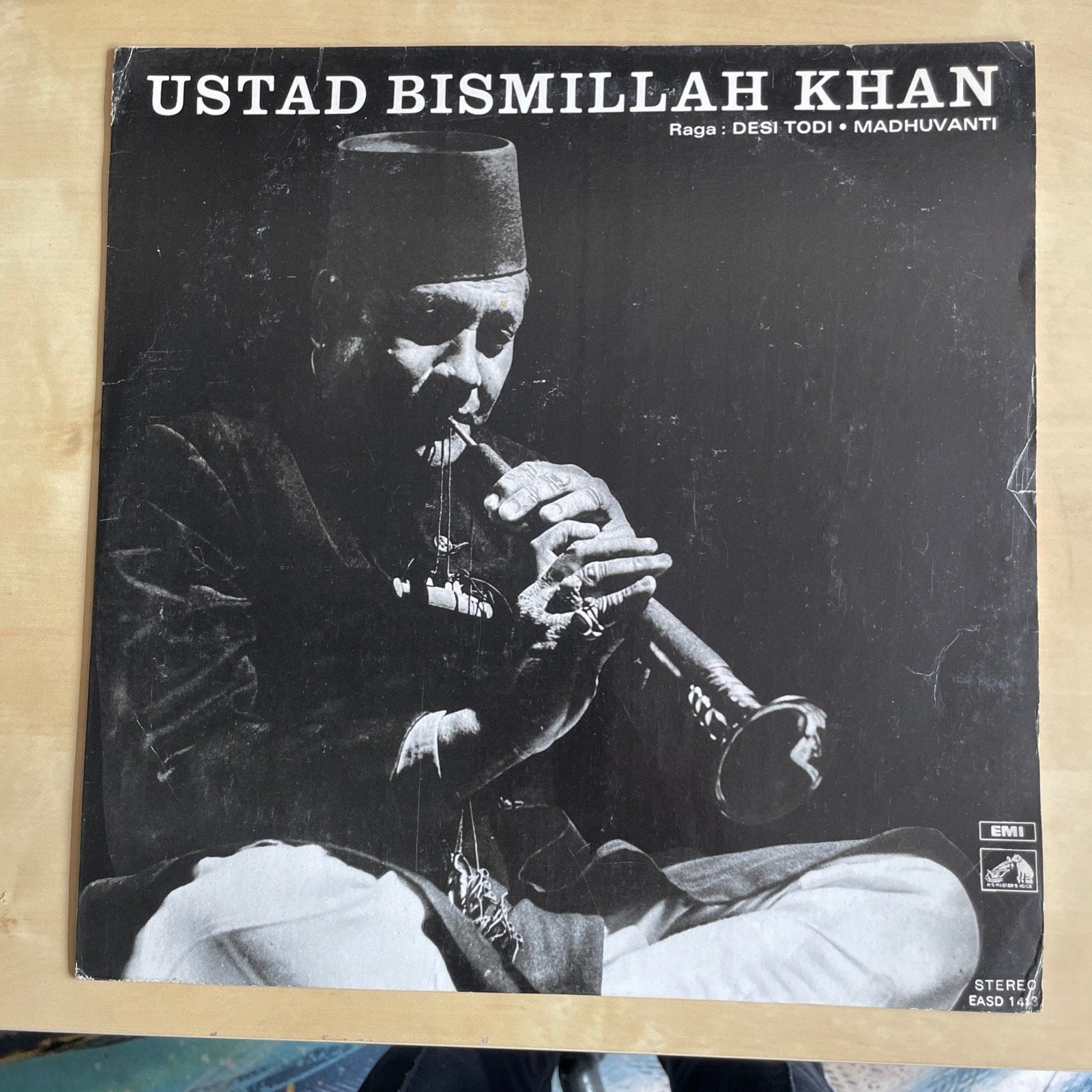Ustad Bismillah Khan - Raga: Desi Todi Madhuvanti LP, Cd's en Dvd's, Vinyl | Wereldmuziek, Originele persing, Ophalen of Verzenden