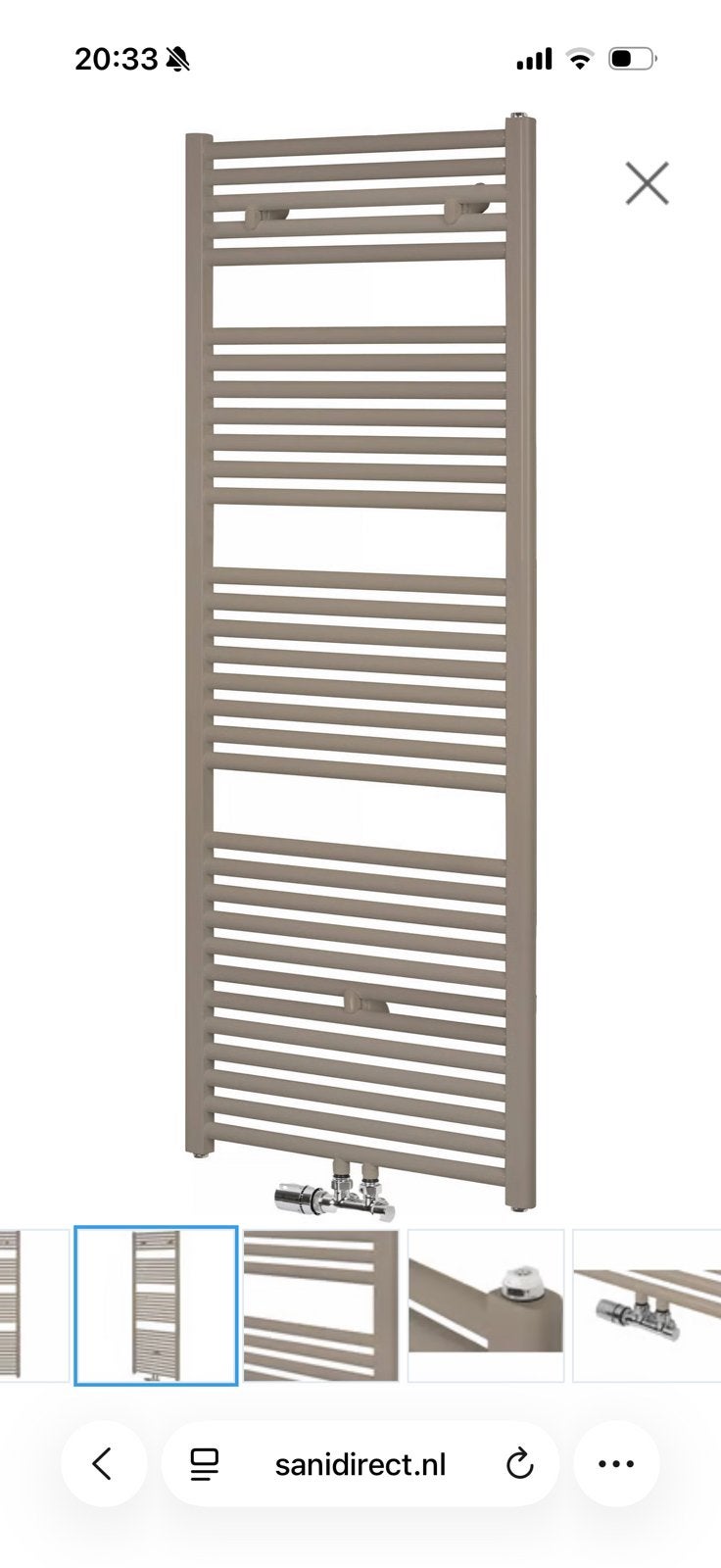 Nieuwe badkamer handdoekradiator te koop – ongeopend in doos, Ophalen, Radiator, Nieuw, 60 tot 150 cm