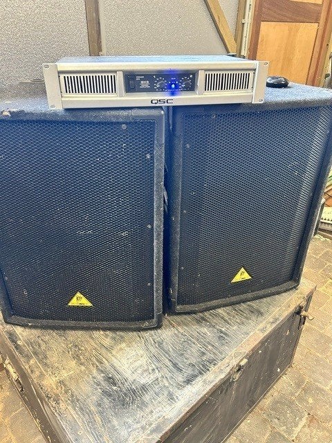 Speakers Behringer B1520, Audio, Tv en Foto, Luidsprekers, Gebruikt, Overige typen, Ophalen, 150 watt of meer