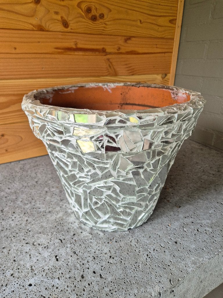 Terracotta pot, Gebruikt, Rond, Binnen, Minder dan 40 cm