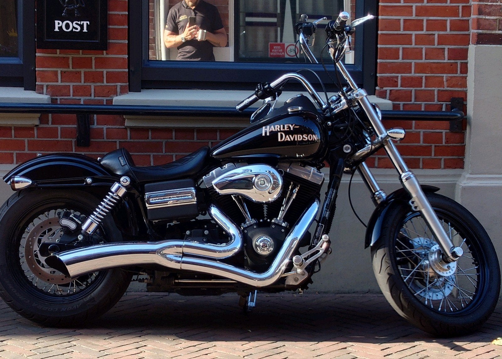 Harley Davidson Dyna Streetbob FXDB 2011, 2 cilinders, Gebruikt, Particulier, Meer dan 35 kW
