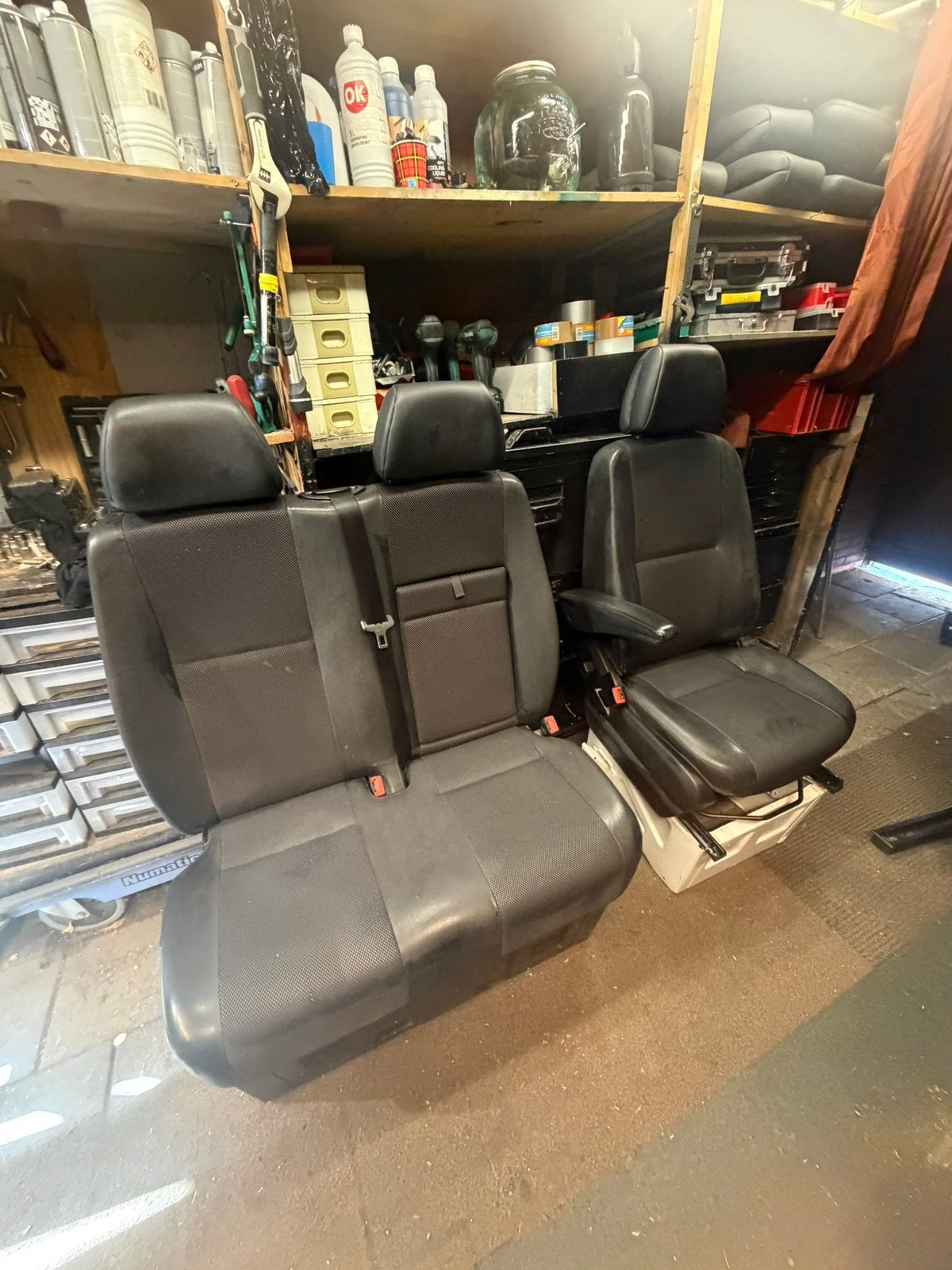 Setje sprinter 906/vw crafter stoelen bank plus stoel, Auto-onderdelen, Ophalen of Verzenden, Gebruikt, Mercedes-Benz