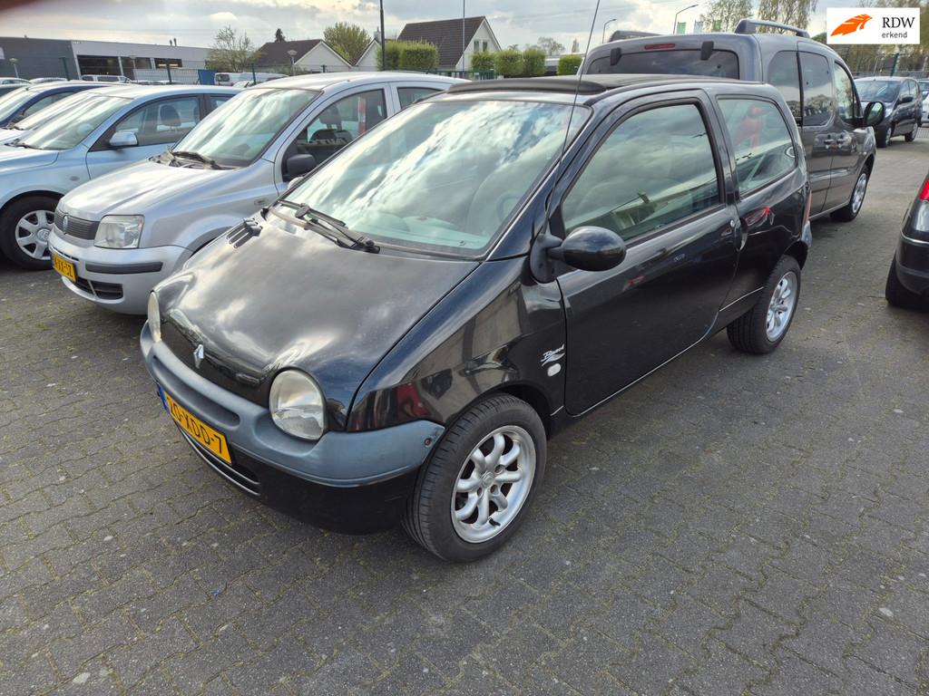 Renault Twingo Renault Twingo 1.2-16V Privilège-cabrio dak, Auto's, Renault, Voorwielaandrijving, 4 stoelen, Zwart, Bedrijf