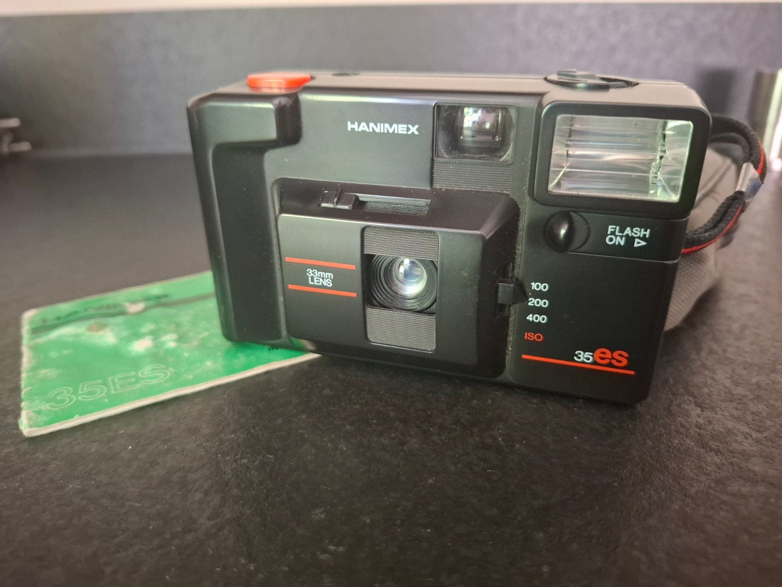 Hanimex 35ES Compact Camera met Flash en Draagtas, Audio, Tv en Foto, Fotocamera's Analoog, Ophalen, Gebruikt, Compact, Overige Merken
