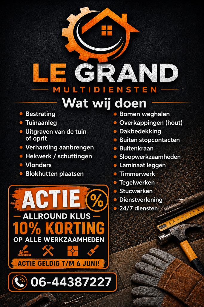 Klusbedrijf aangeboden, Diensten en Vakmensen, Klussers en Klusbedrijven