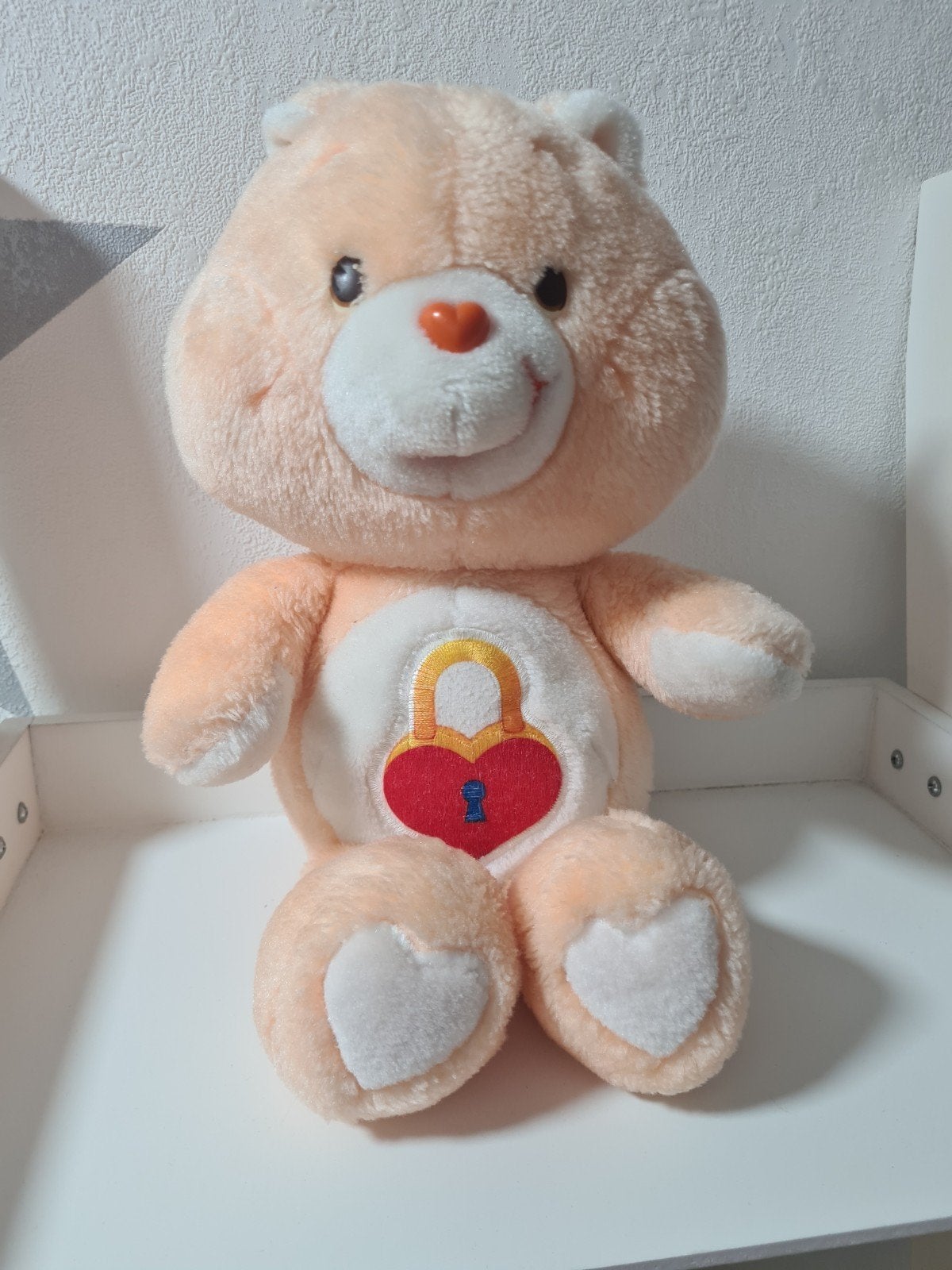 Care Bear Secret Bear knuffel - Zo goed als nieuw, Overige merken, Overige karakters, Beer, Ophalen of Verzenden