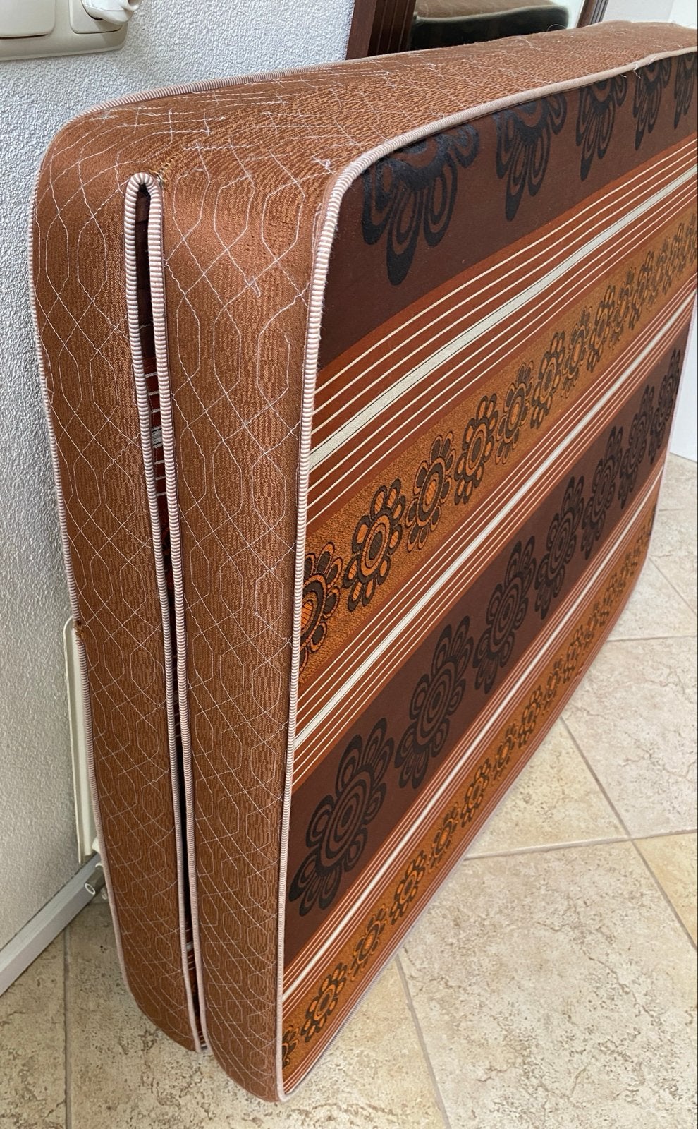 Inklapbaar matras 200x135 - Gebruikt met klein gaatje, Ophalen, Gebruikt, Overige maten, Matras