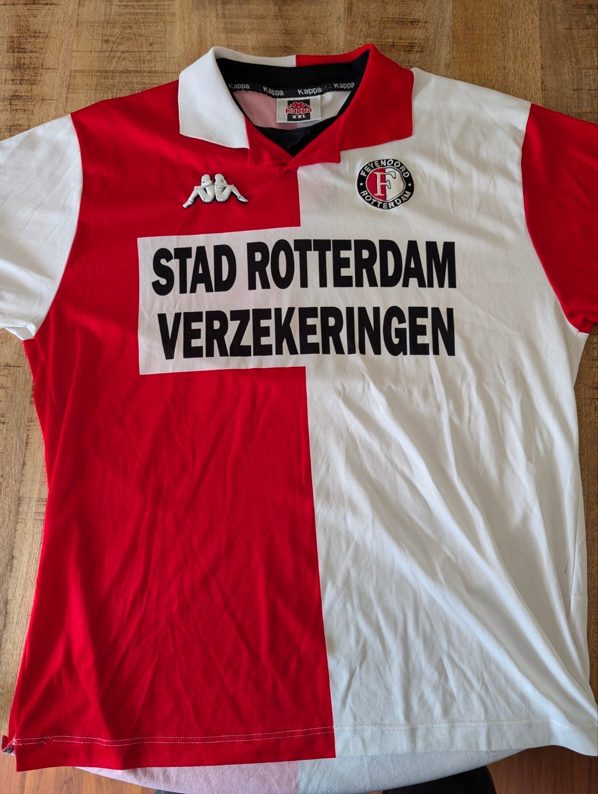 Feyenoord Thuisshirt 2000-2001 XXL - Kappa - Bosvelt, Ophalen of Verzenden, Gedragen, Kappa, Voetbal