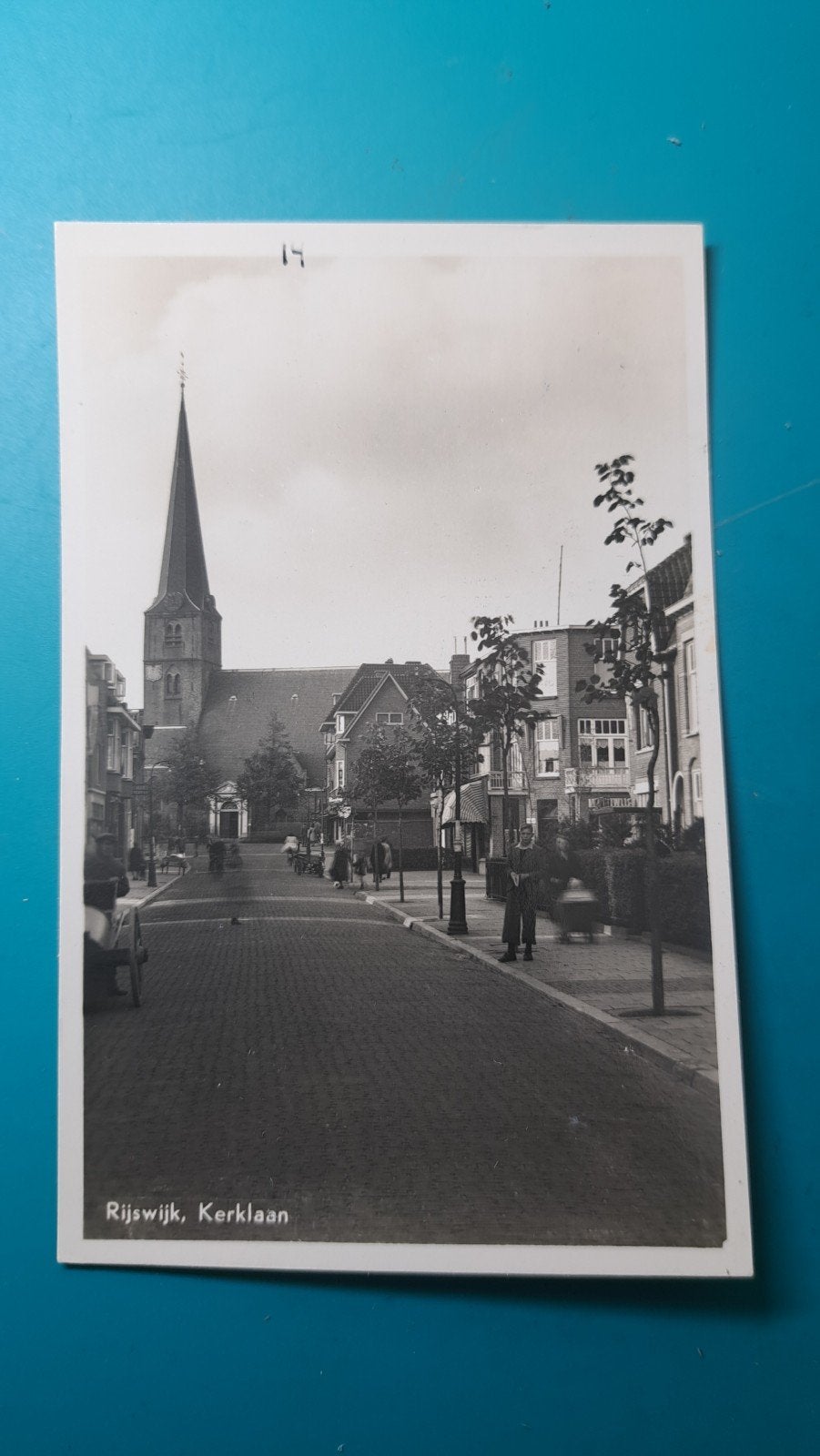 Rijswijk kerklaan 1950, Ophalen of Verzenden, 1940 tot 1960, Gelopen, Zuid-Holland