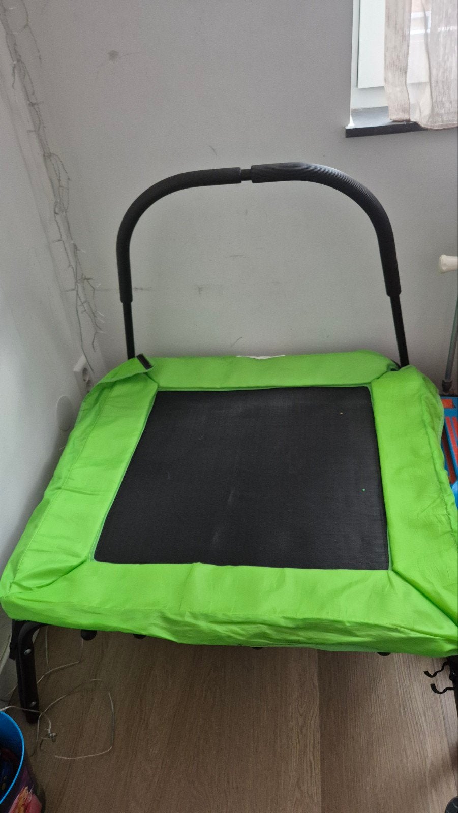 Mini trampoline met handvat - groen, Ophalen of Verzenden, Nieuw