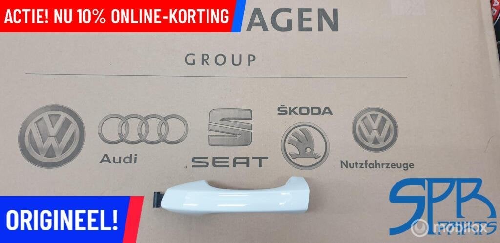 GOLF 7 VII LC9A LINKS Deurgreep Linksvoor Linksachter GREEP, Volkswagen, Nieuw, Ophalen of Verzenden, Volkswagen