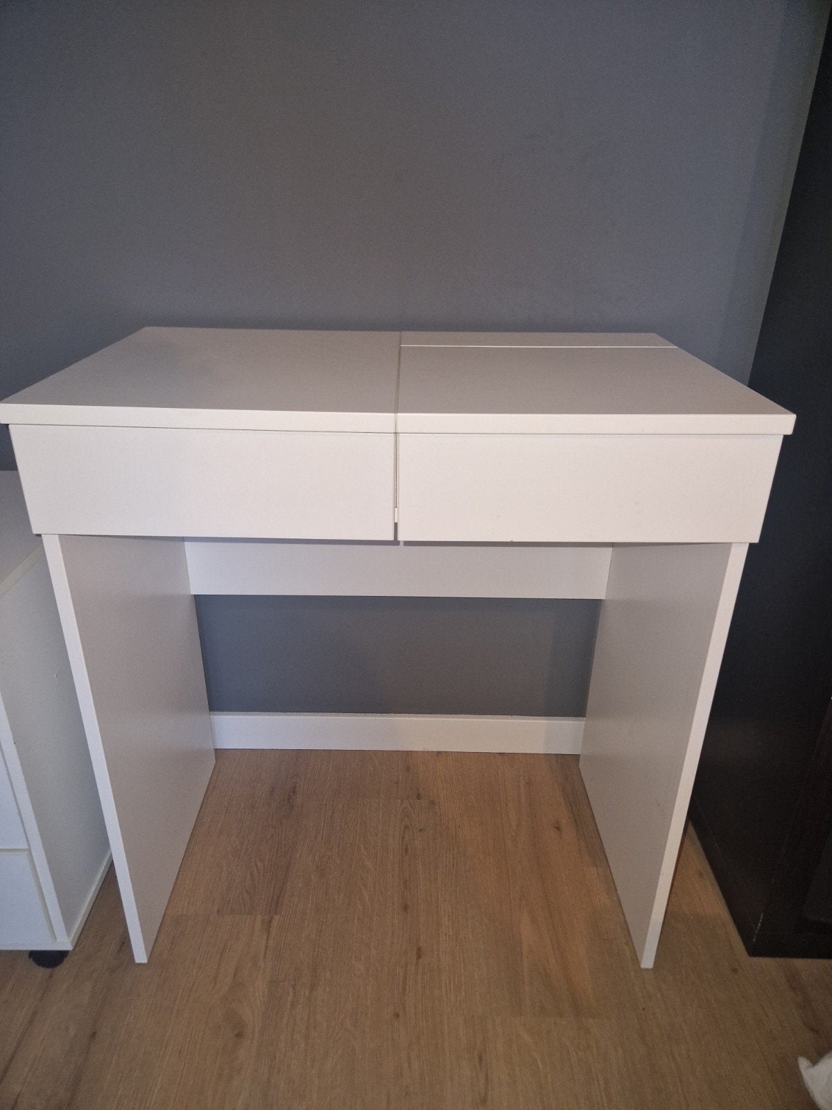 Ikea Brimnes toilettafel met spiegel en opbergruimte, Ophalen, Gebruikt, 50 tot 100 cm, Minder dan 100 cm
