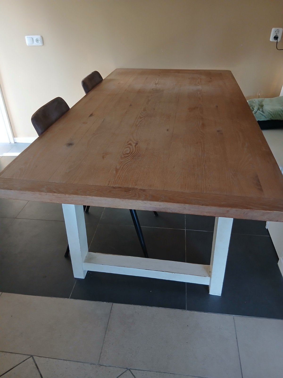 Gebruikte eettafel., Ophalen, Gebruikt, 200 cm of meer, 50 tot 100 cm