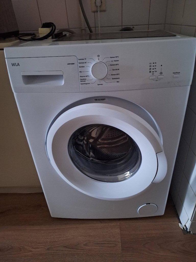 Wasmachine, Ophalen, 1200 tot 1600 toeren, Zo goed als nieuw, Voorlader