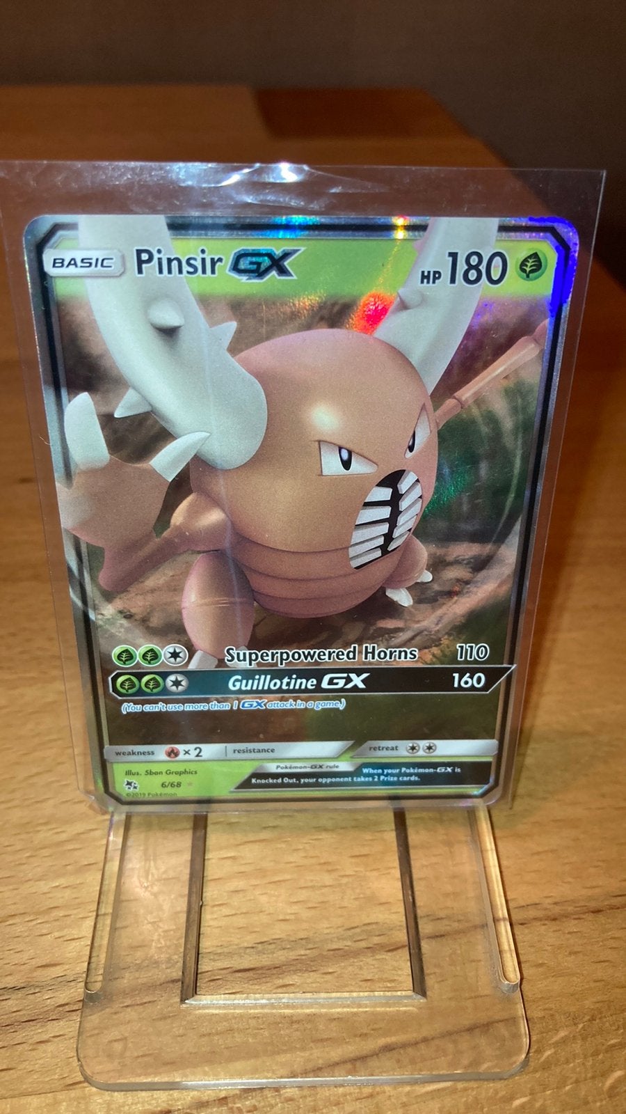 Pokemon Pinsir Gx 6/68 Hidden Fates 5,00 euro, Ophalen of Verzenden, Zo goed als nieuw