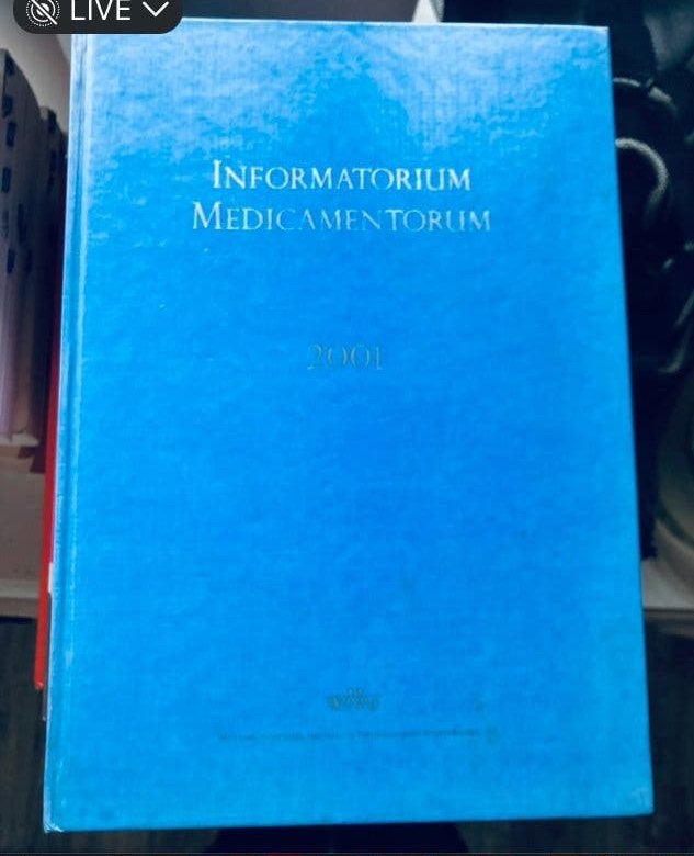 Informatorium Medicamentorum 2001 - Medicijnhandboek, Ophalen, Beta, Gelezen, HBO