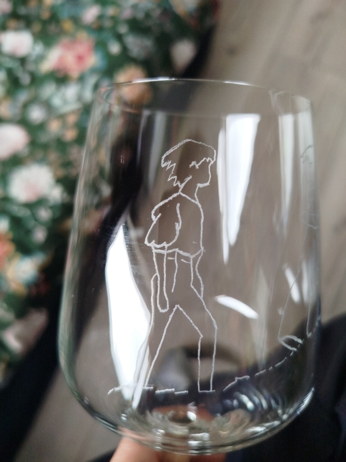 Handgemaakt Howl's Moving Castle wijnglas, Meerkleurig, Overige stijlen, Nieuw, Ophalen of Verzenden