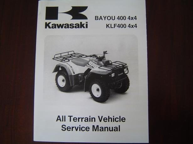 Kwasaki Bayou 400 KLF400 4x4 1993-1999 ATV  service manual, Ophalen of Verzenden, Yamaha