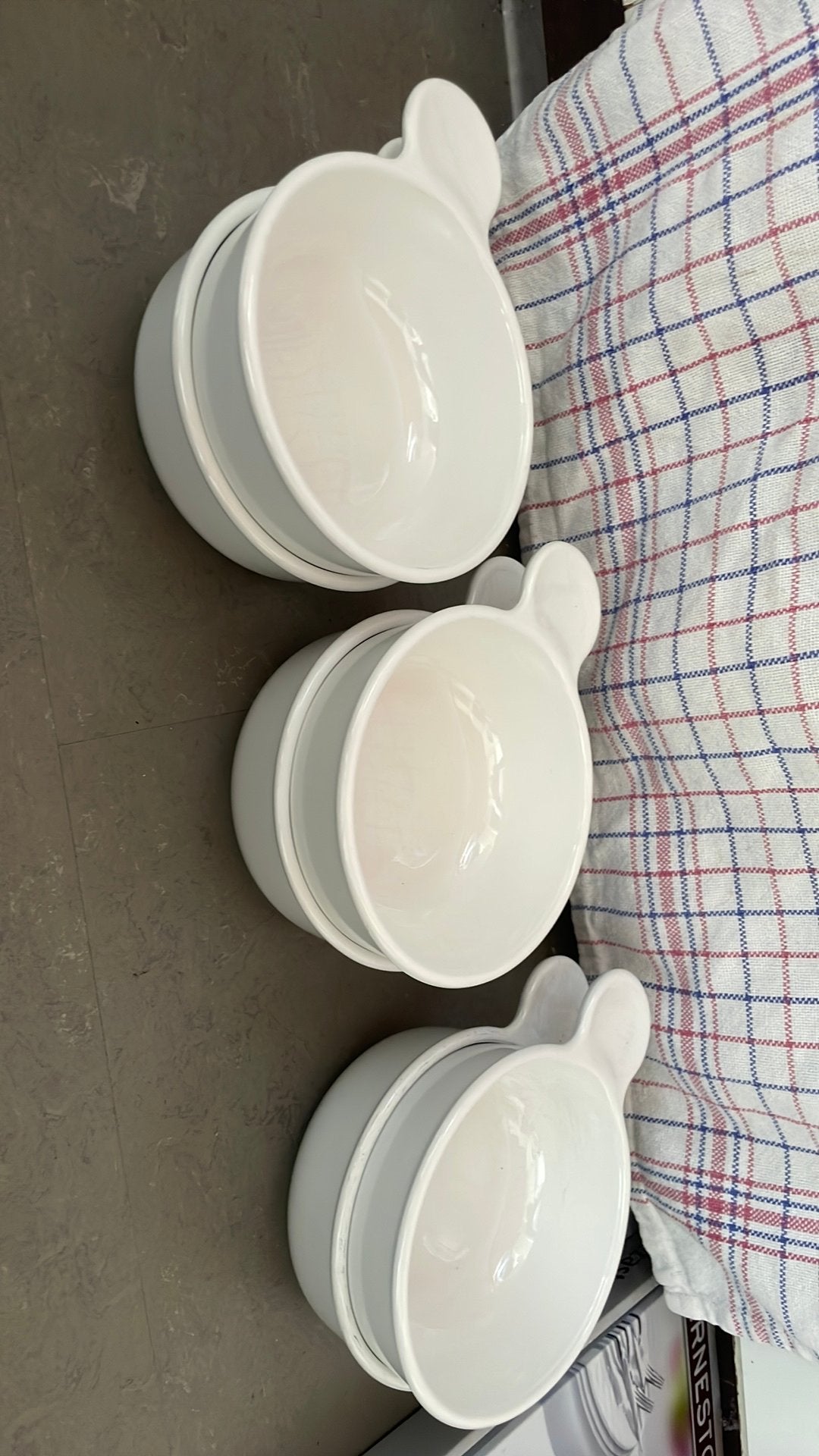 Zes mooie Corning grab-it ovenschaaltjes, Huis en Inrichting, Keuken | Servies, Ophalen, Zo goed als nieuw, Overige stijlen
