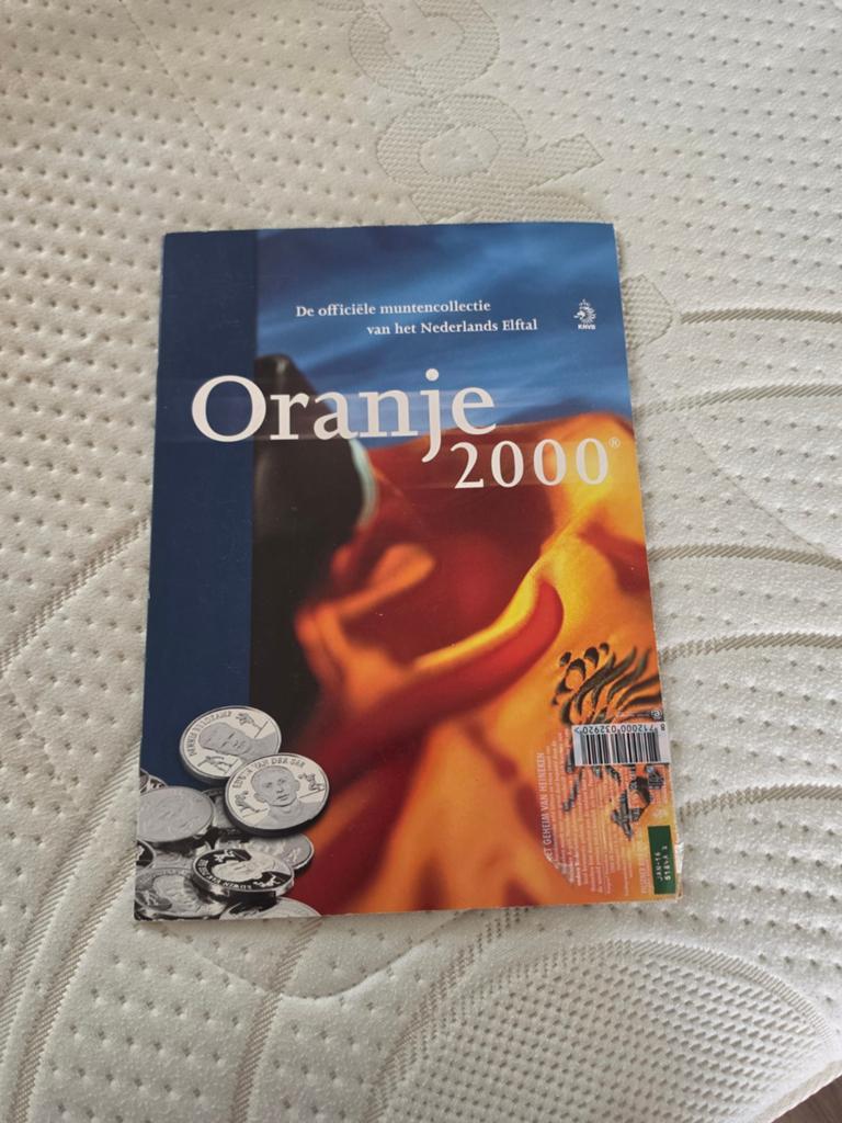 Oranje 2000 Muntenverzameling Nederlands Elftal, Ophalen of Verzenden, Koningin Beatrix, Overige waardes, Setje