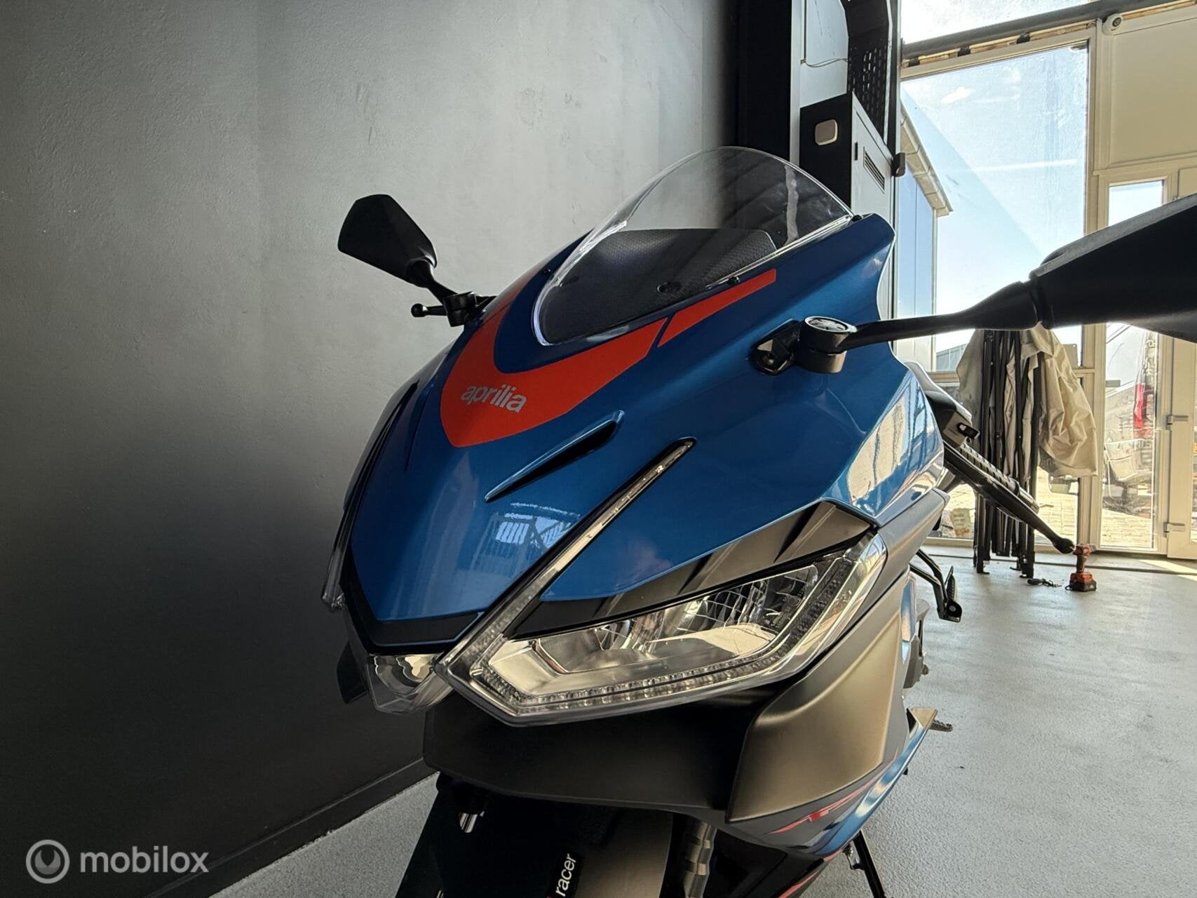 Aprilia RS457 Coral Snake Blue uit voorraad leverbaar, Bedrijf, Handgeschakeld, Info@aprilia.it, 457 cc