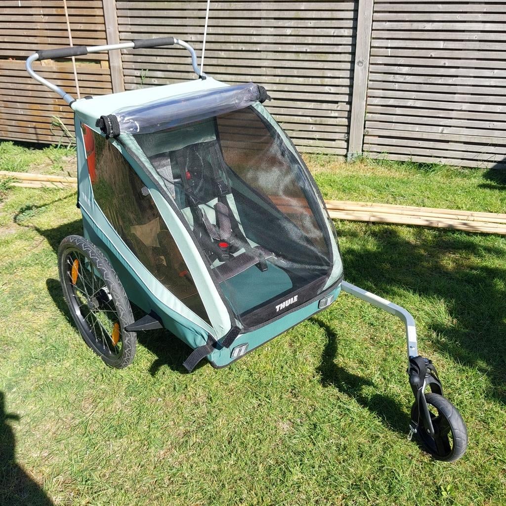 Thule Coaster XT 2-in-1 Fietsaanhanger Kinderkar, Ophalen, Zo goed als nieuw, Kinderkar