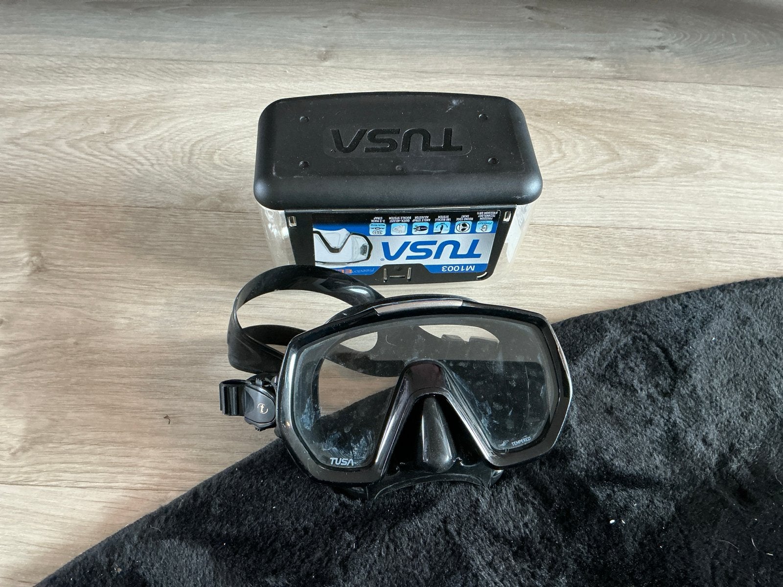 TUSA M1003 Freedom Elite Duikbril, Watersport en Boten, Duiken, Ophalen of Verzenden, Zo goed als nieuw, Duikbril of Snorkel