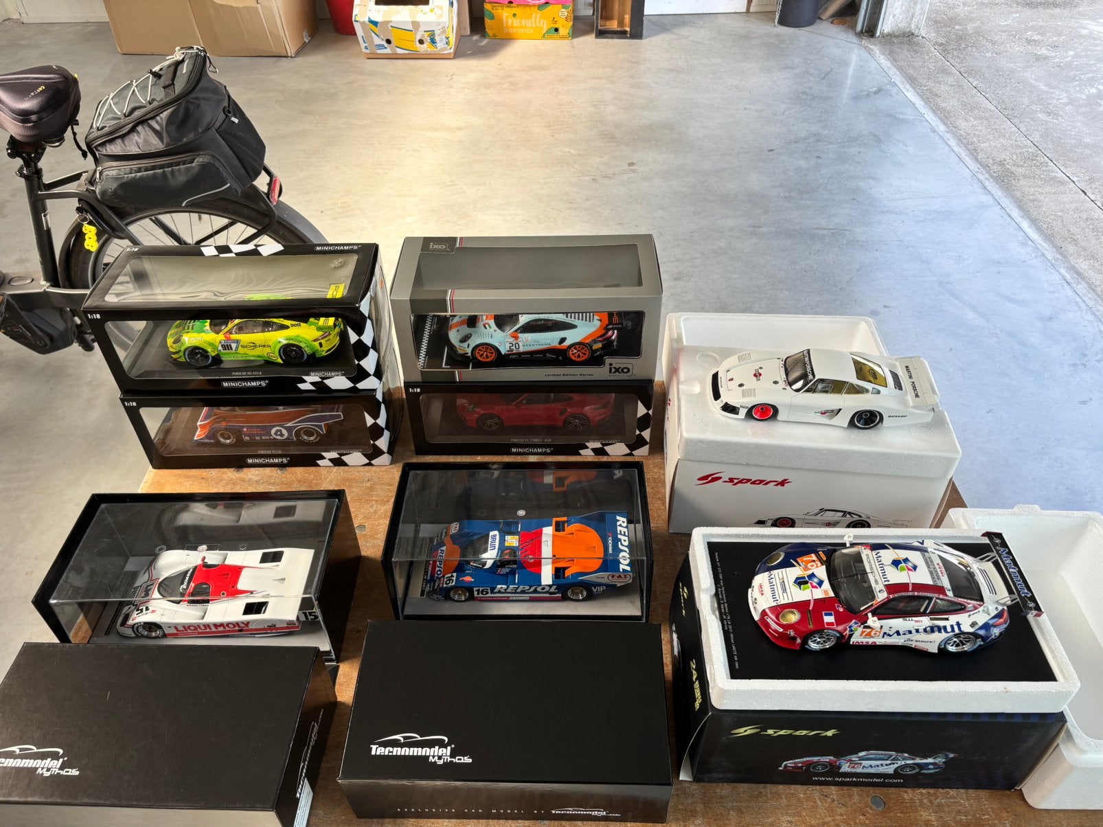 Porsche 1:18. Spark, Minichamps , ,…, Ophalen of Verzenden, Zo goed als nieuw, MiniChamps