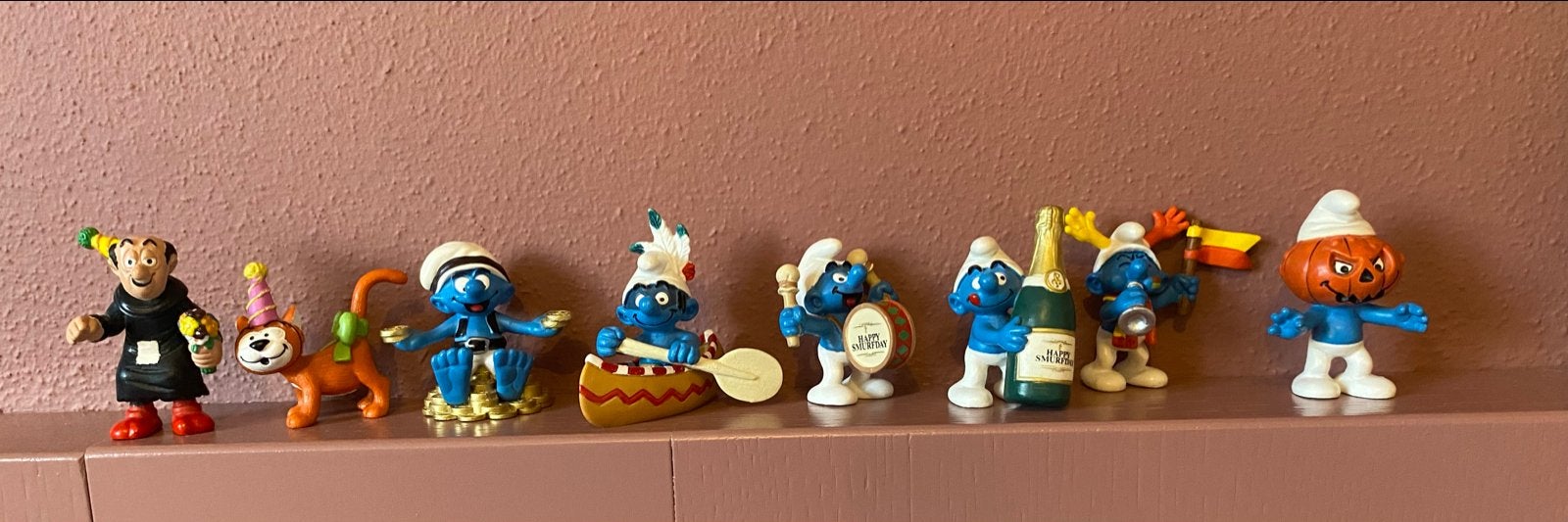 Smurfen beeldjes collectie - Gargamel, Azraël en Smurfen, Verzamelen, Ophalen of Verzenden, Gebruikt, Gargamel, Poppetje, Figuurtje of Knuffel