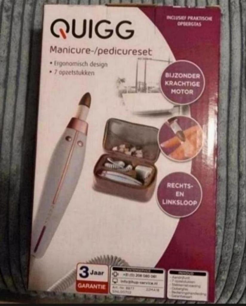 QUIGG Manicure/Pedicureset - Nieuw in Doos, Ophalen of Verzenden, Nieuw, Overige typen