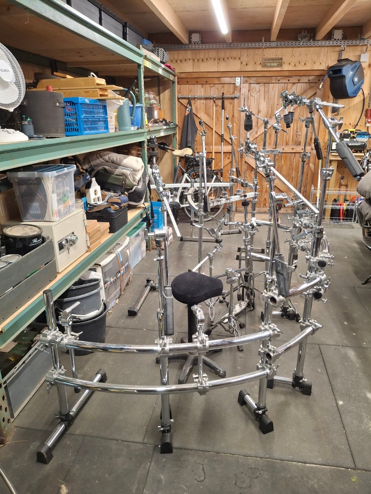 Pearl Drum Rack Systeem met Hardware, Muziek en Instrumenten, Ophalen, Gebruikt, Pearl