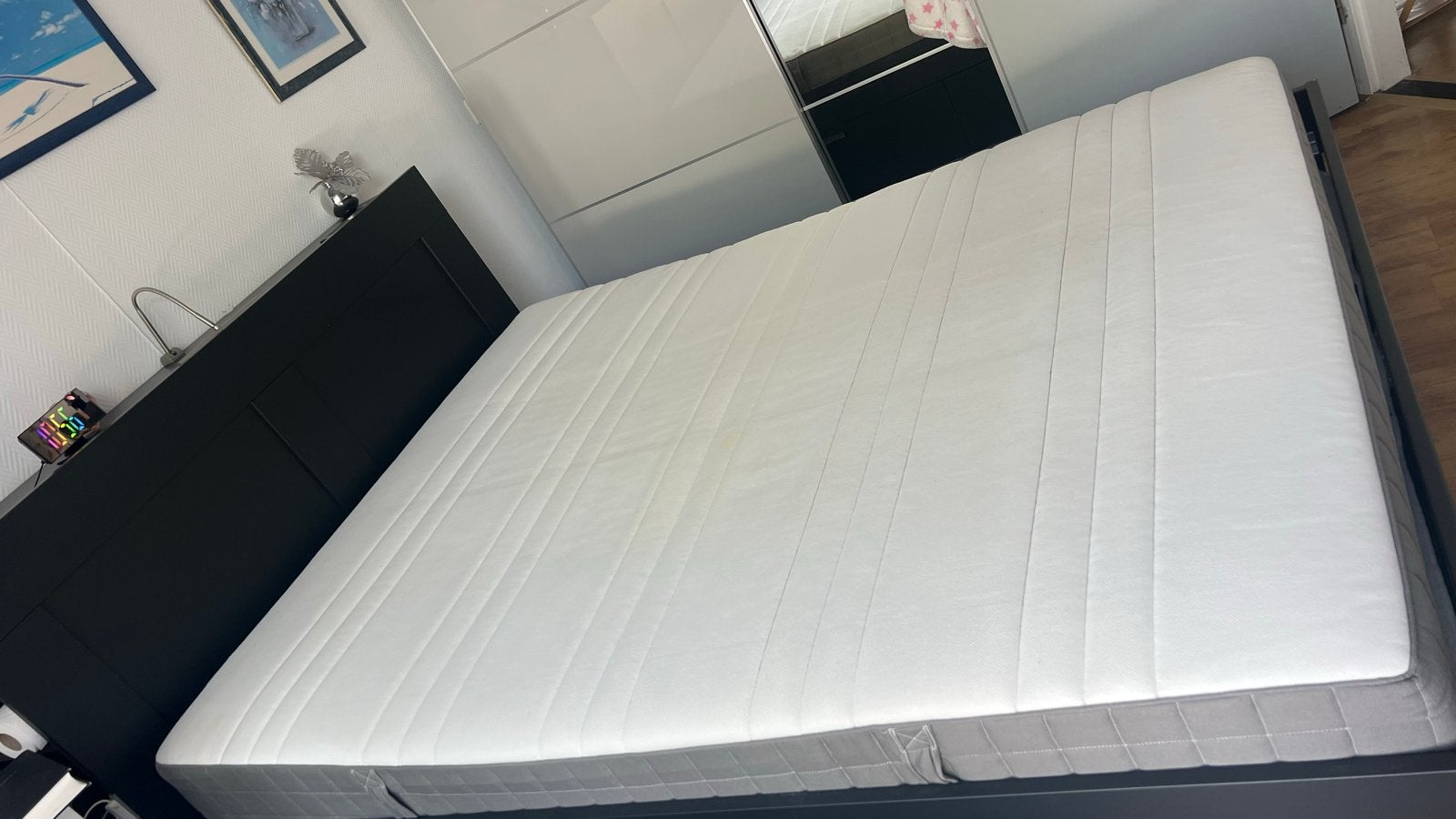 IKEA Hövåg Matras - Zo goed als nieuw, Tweepersoons, Ophalen of Verzenden, Zo goed als nieuw, Matras