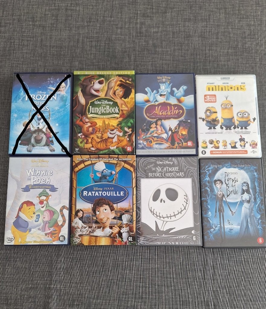 Walt Disney en Pixar dvd's, Ophalen, Tekenfilm, Zo goed als nieuw, Alle leeftijden