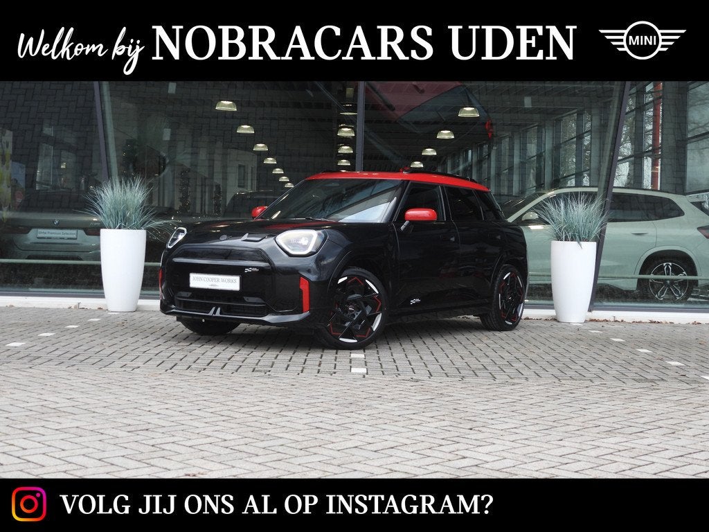 MINI Aceman E / John Cooper Works / Pakket M / 19" JCW Striv, Zwart, Leder en Stof, 1725 kg, Aceman