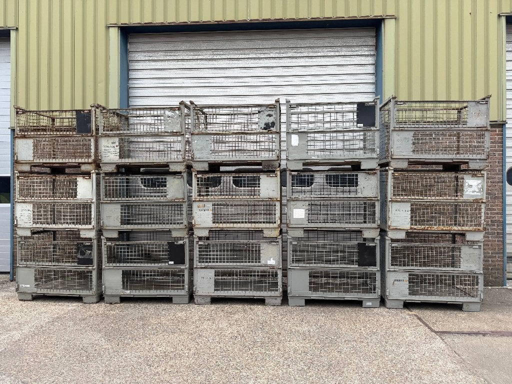 Gitterbox gaascontainer, Ophalen, Gebruikt