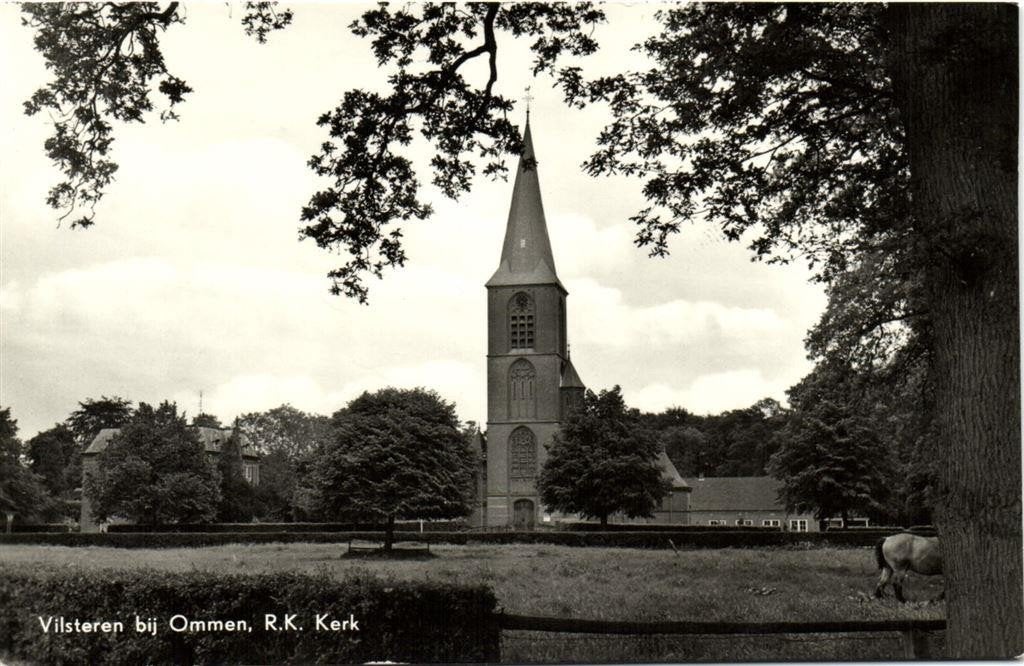 Vilsteren bij Ommen, R.K. Kerk - ongelopen, Ophalen of Verzenden, 1960 tot 1980, Ongelopen, Overijssel