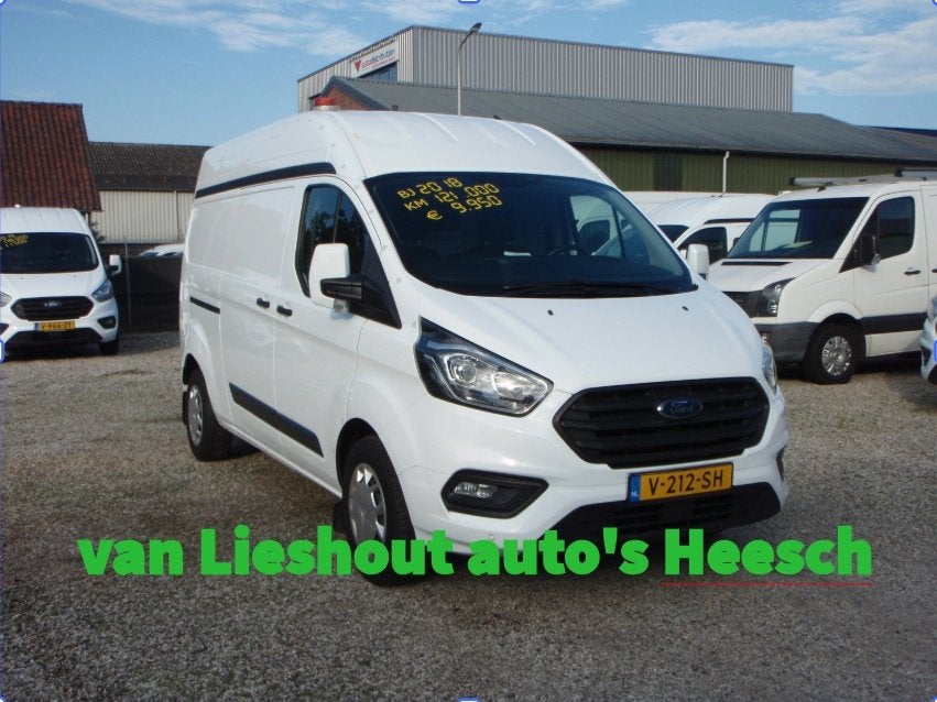 Ford Transit Custom 320 L2H2 Trend nette auto 121393km bj 18, Auto's, Voorwielaandrijving, 4 cilinders, Wit, Origineel Nederlands
