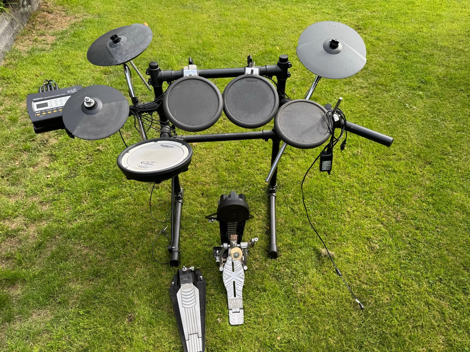 Roland TD-3 Elektronisch Drumstel met Pedalen, Ophalen of Verzenden, Gebruikt