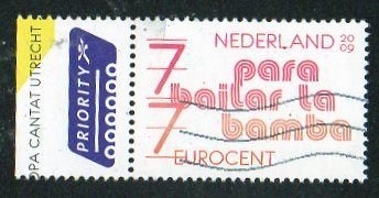 postzegels Nederland  priority 2009, Ophalen of Verzenden