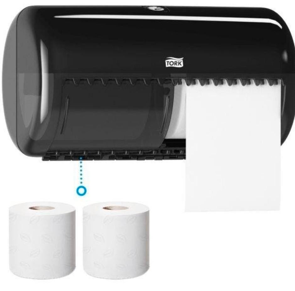Partij van 4 gebruikte Tork wc rol houders toiletrol houder, Huis en Inrichting, Tork, Overige typen, Ophalen of Verzenden, Zo goed als nieuw